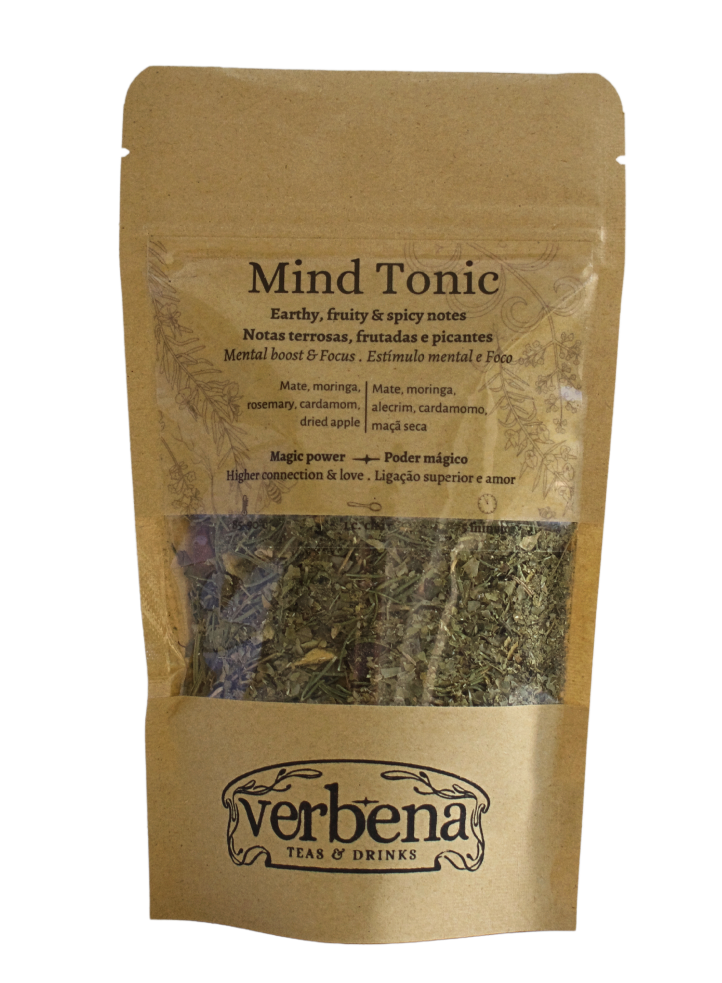 Mind Tonic loose leaves tea in kraft bag